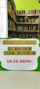 Dzień Gier Planszowych w bibliotece.