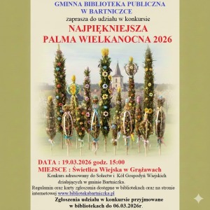 Konkurs "Najpiękniejsza Palma Wielkanocna 2026"